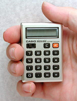 Early LCD Calculator Photo Library
