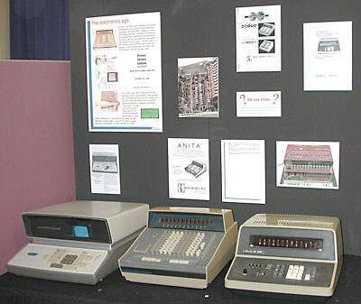 Early electronic desktop calculators