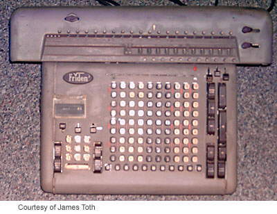 friden calculator circa 1960