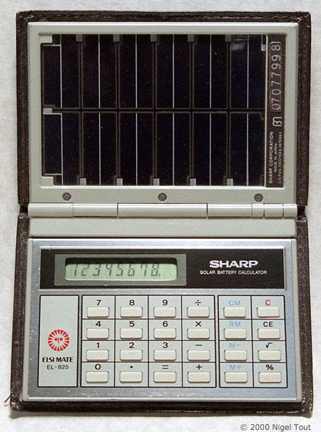 first solar calculator