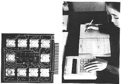 Sharp experimental calculator