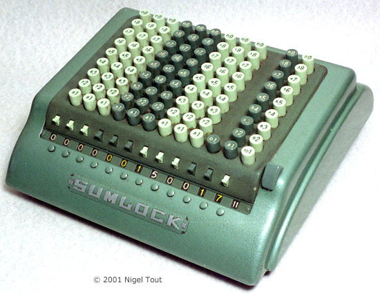 Sumlock Comptometer