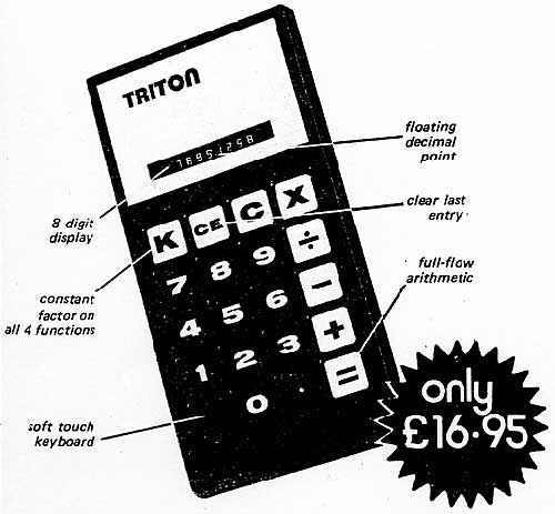 Triton 8 calculator