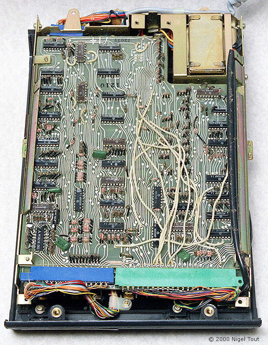 Underneath Adler 1210 circuit board