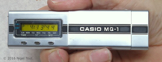 Casio MQ-1 in clock mode