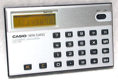 Casio LC78 MINI CARD