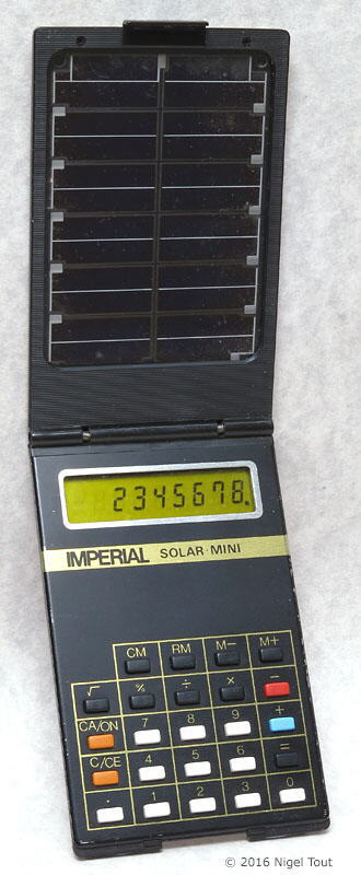 Imperial Solar Min calculator, open