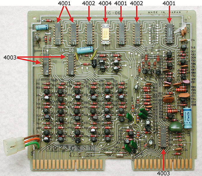 Busicom 141-PF circuit board