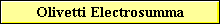 Olivetti Electrosumma
