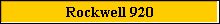Rockwell 920