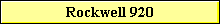 Rockwell 920