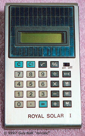 Royal Solar I calculator
