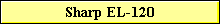 Sharp EL-120