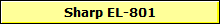 Sharp EL-801