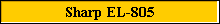 Sharp EL-805