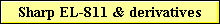 Sharp EL-811 & derivatives