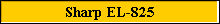 Sharp EL-825