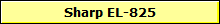 Sharp EL-825