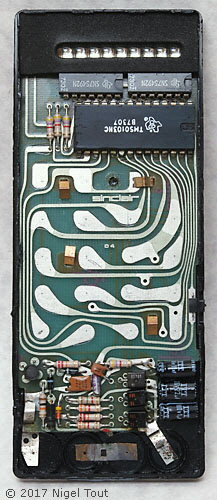 Sinclair Executive showing circuit board