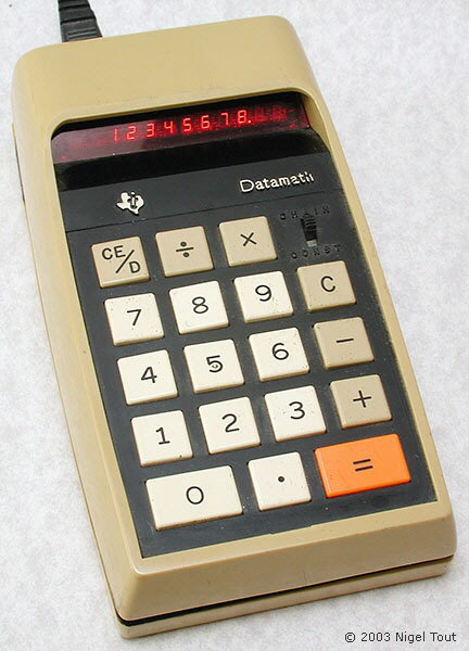 Texas Instruments 2500 “Datamath”, 1st version