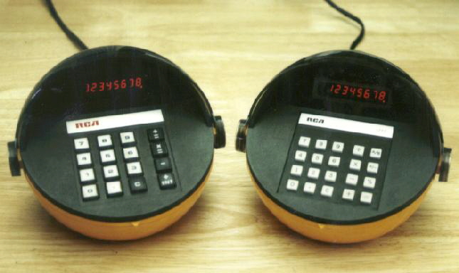 Two models of RCA calculator